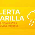 Alerta amarilla por tormentas en Malargüe: granizo y lluvias intensas para este sábado.