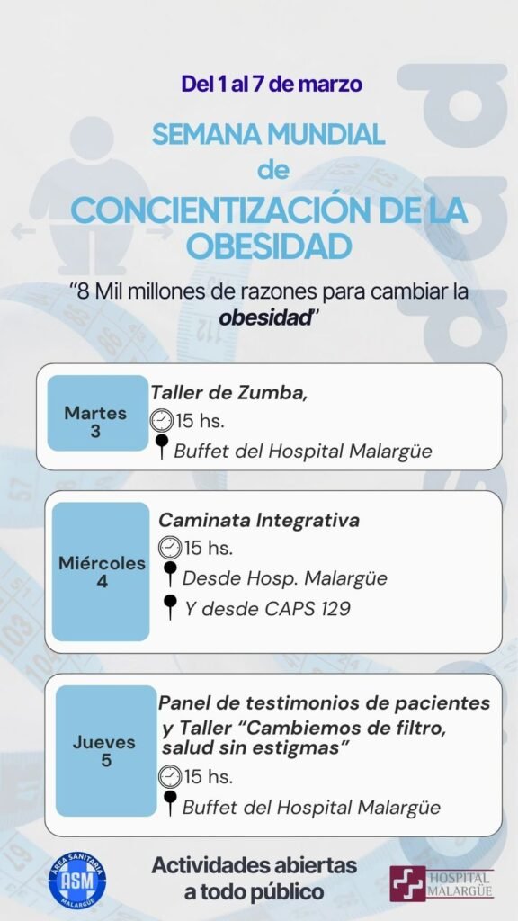 Semana Mundial de Concientización de la Obesidad: actividades abiertas en Malargüe 1 WhatsApp Image 2026 03 03 at 6.52.57 AM