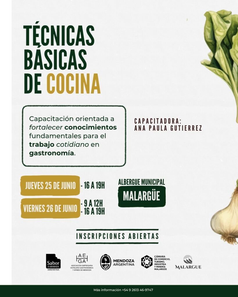 Ana Paula Gutiérrez dictará en Malargüe una capacitación sobre técnicas básicas de cocina 7 WhatsApp Image 2026 06 17 at 8.49.34 PM 1