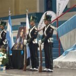 San Martín fue homenajeado en Malargüe con la promesa de lealtad de más de 40 estudiantes.