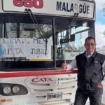 18 años al volante: la última vuelta del colectivero Óscar Lineros.