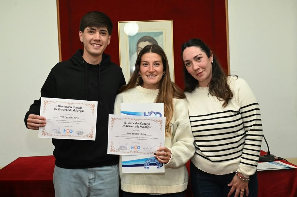 El Concejo Deliberante homenajeó a deportistas malargüinos destacados. 2 WhatsApp Image 2026 09 05 at 8.27.01 AM