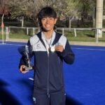 Dante Mesa, Capmpeón Argentino Sub-16 con Mendoza en Rosario.