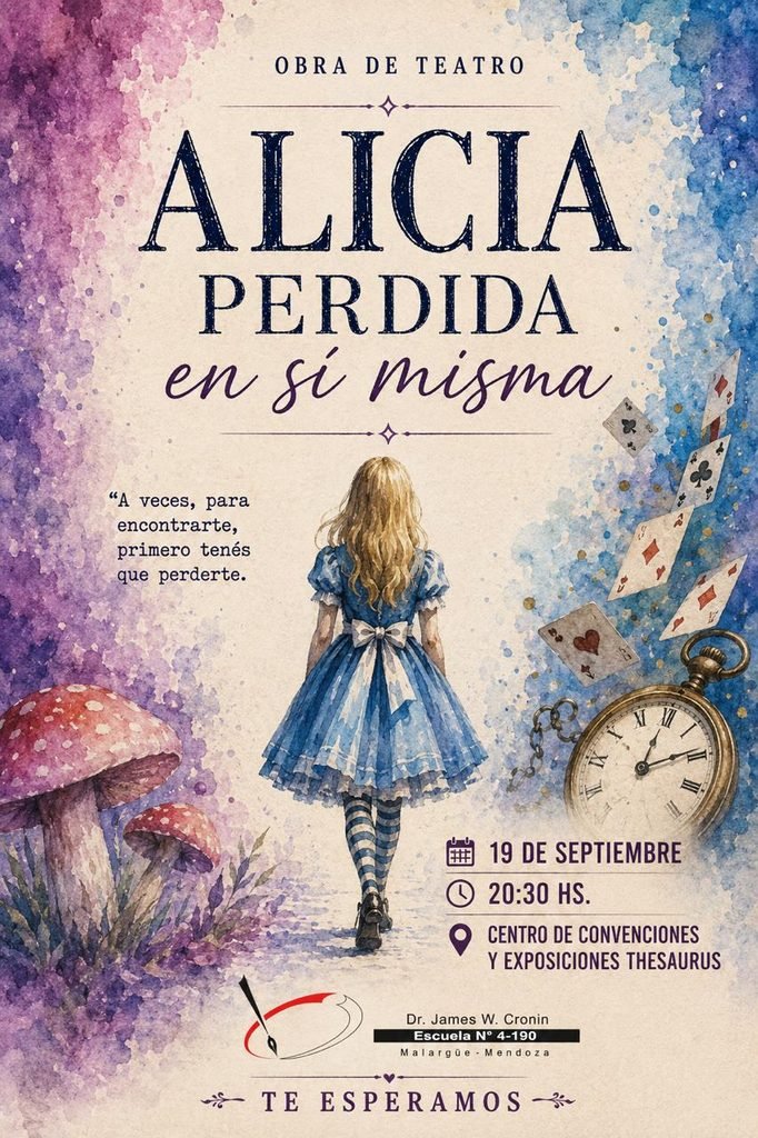 “Alicia perdida en sí misma”: estudiantes de la Escuela Cronin llegan al escenario del Thesaurus 1 WhatsApp Image 2026 09 10 at 2.56.48 PM 1