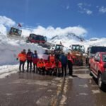 Chile llegó al límite internacional en el despeje del Paso Pehuenche.