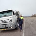 Policía Ambiental Minera: controlaron 155 camiones en Malargüe y el 94% cumplió los requisitos