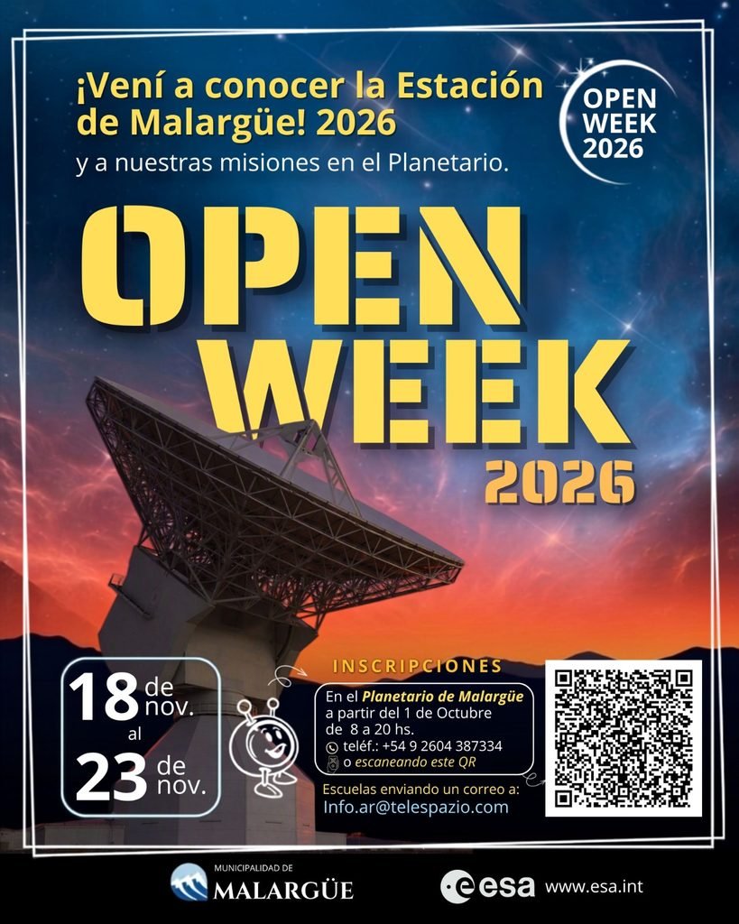 Open Week 2026: la comunidad podrá recorrer la antena espacial de Malargüe 1 WhatsApp Image 2026 10 02 at 4.39.37 PM